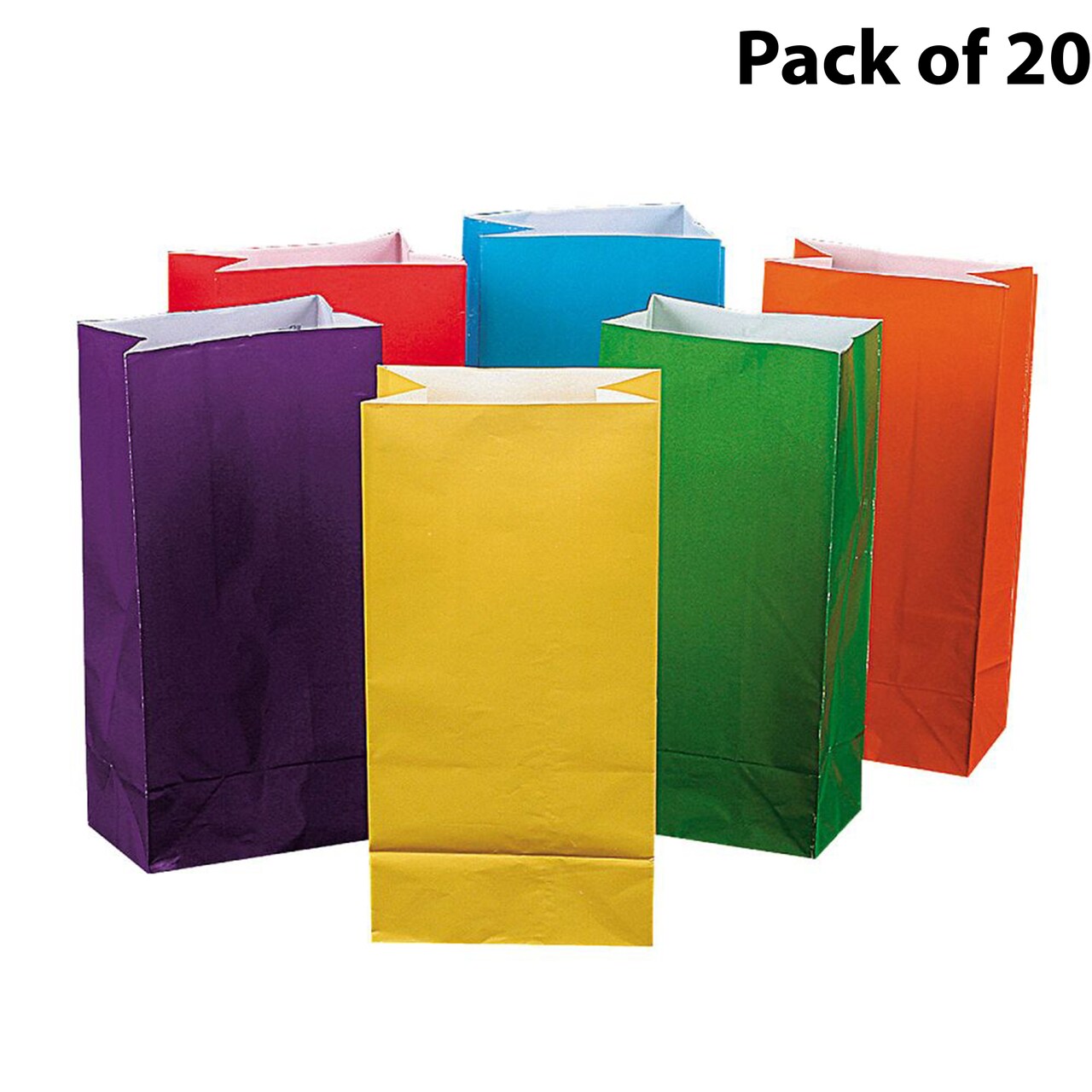 Bright Color Treat Bags 10 inches tall by 5 inches wide | Ssortment of expertly crafted treat bags | RAHEEV®